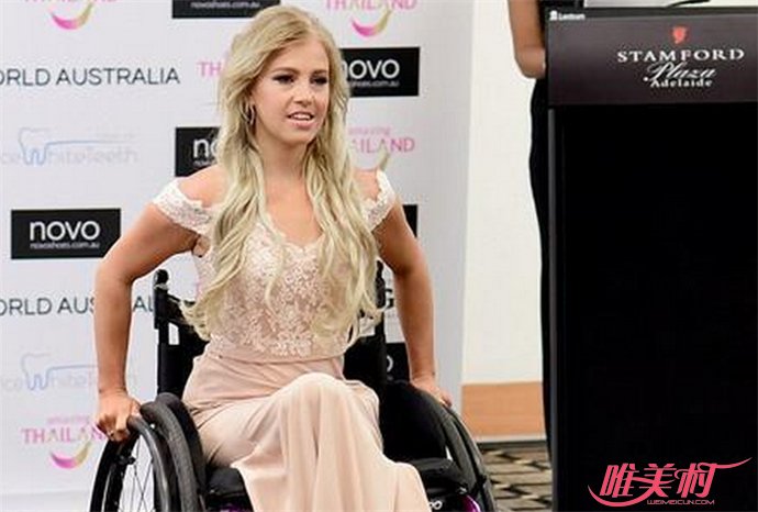 坐轮椅参选世界小姐