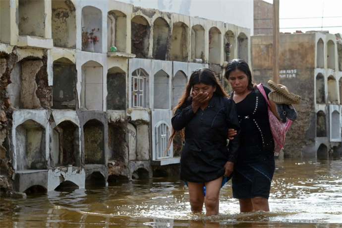 秘鲁洪灾泥石流