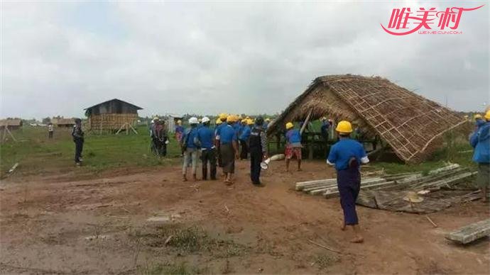 缅甸600人强拆违建村落