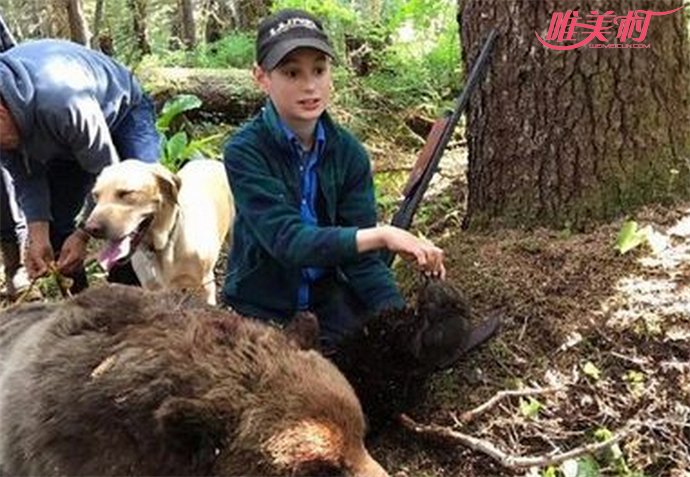 11岁男孩击杀棕熊