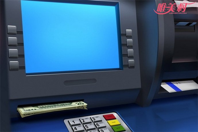 美国ATM机吐字条