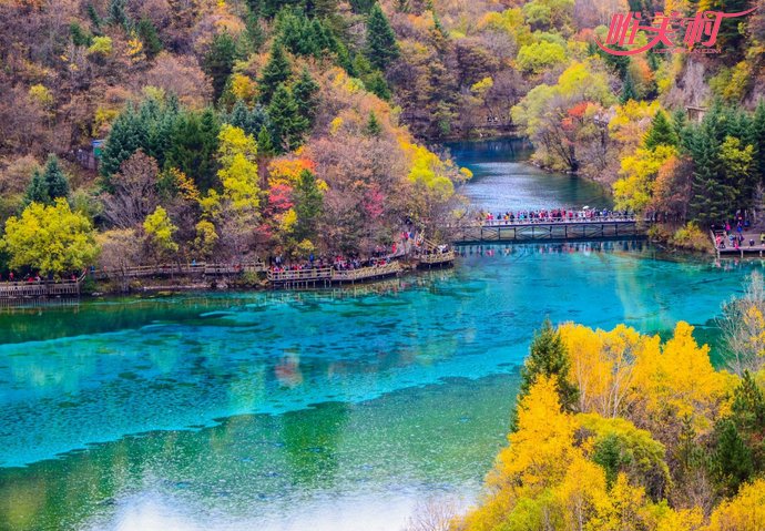 地震前中国最美湖泊之一