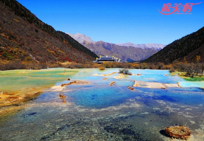 地震前中国最美湖泊之一