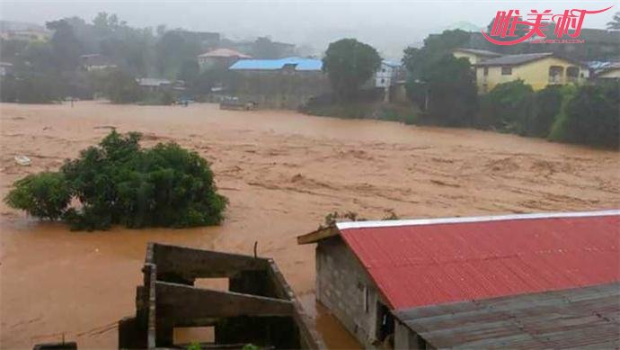 塞拉利昂首都突发洪水泥石流