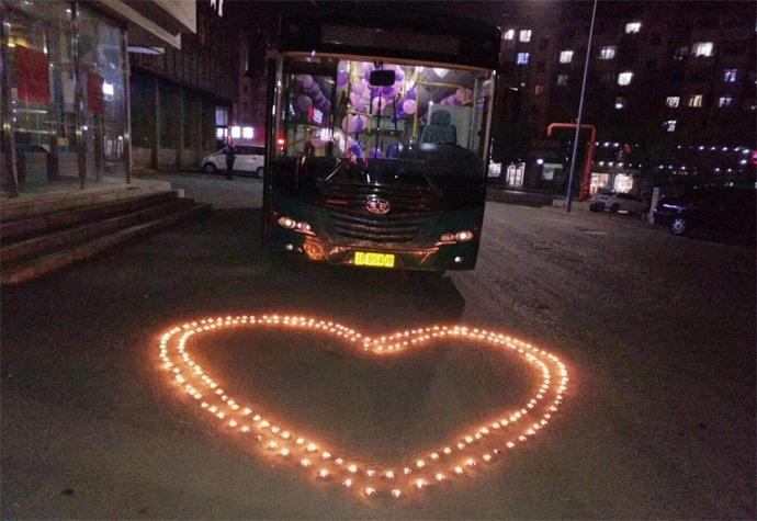 吉林公交司机求婚美女乘客地点