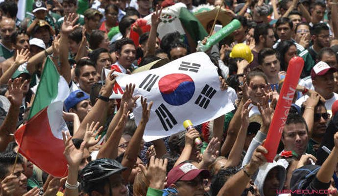 墨西哥球迷谢韩国