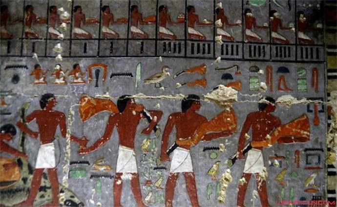 埃及古墓中的壁画
