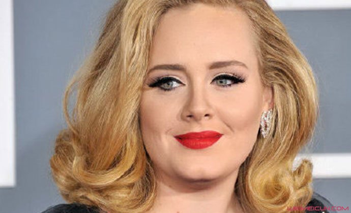 Adele瘦身前