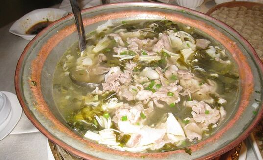 羊肉酸菜汤的做法