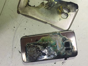 手机烧糊女子被窝 三星手机像颗不定时炸弹