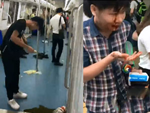 深圳地铁慌乱事件 因1乘客晕倒吓到众人现场