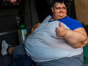 1190斤胖子励志减肥 3个月成功减掉350斤是