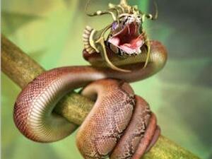 绿茸线蛇是真实存在吗?